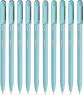 Hauser XO Multicolor Ball Pen Wallet Pack(10 PCS)