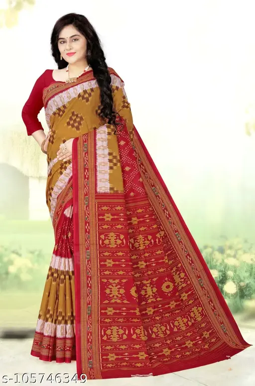 Women Cotten Sarees (Pack Of 1)