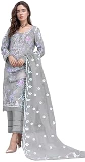 DESIGNER PAKISTANI SUIT FOR WOMENS ORGANZA PARTY WEAR