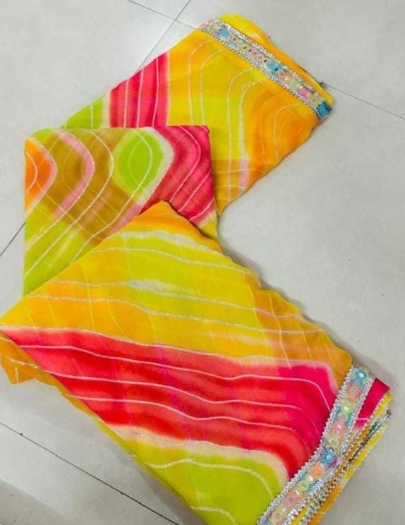 Leheriya Saree
