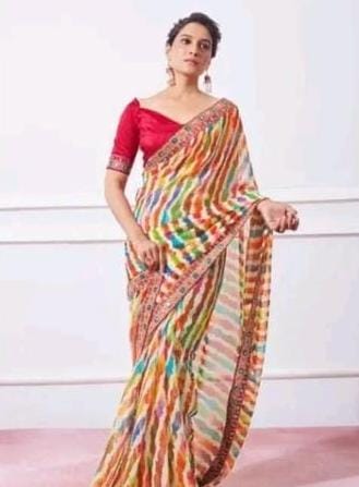 Leheriya Saree (COD AVAILABLE)